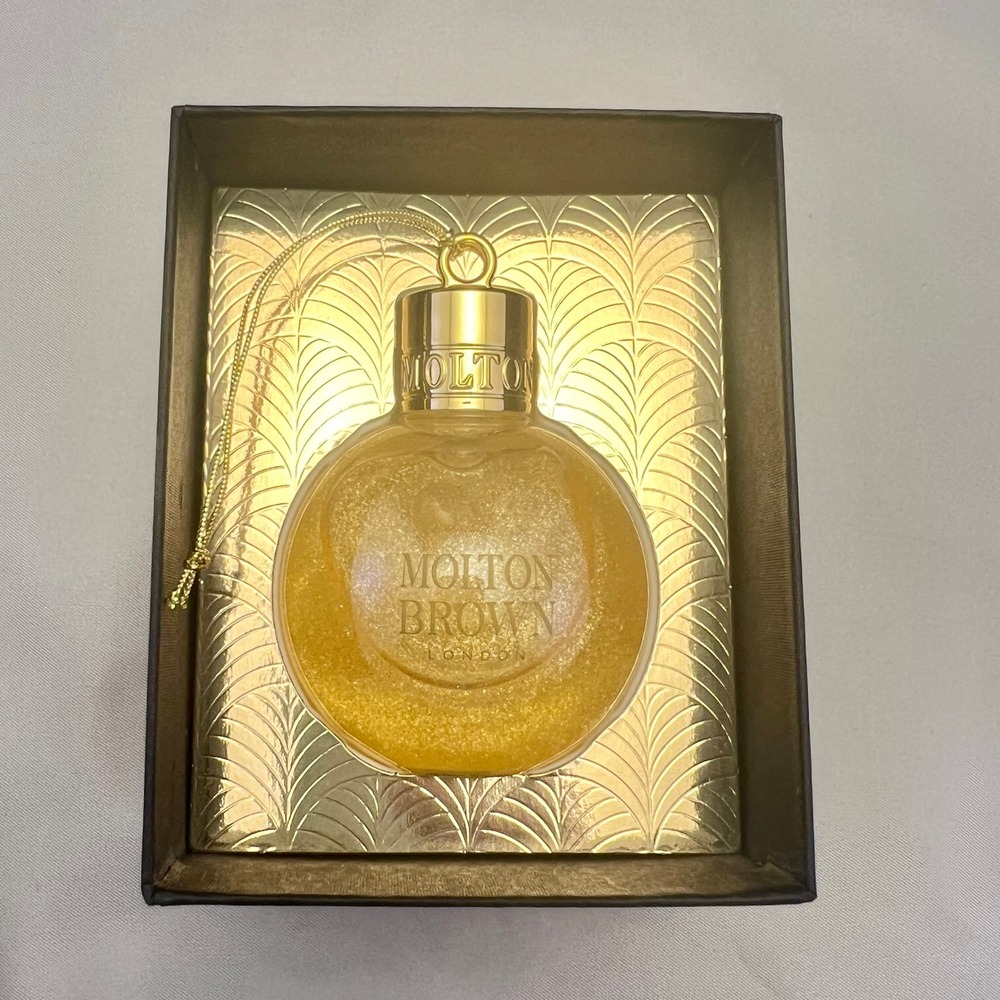 Molton Brown Festive Bauble Unisex 75ml Gold NEW Vintage With Elderflower Gel